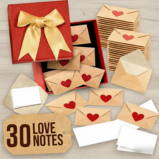 Alla hjärtans gör-det-själv-minikort och klistermärken