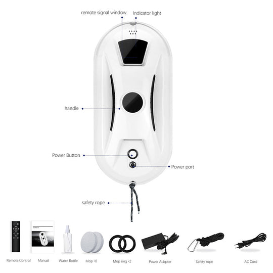 🤖 50% OFF NOW! 🪟 Automatic Smart Window Cleaning Robot – Edge Detection, Smart Spray & Streak-Free Shine ✨