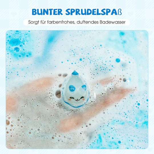 🔥12 PCS/Pack🛁 Natural Bath Bombs for Kids with Mega Bubbles & Surprise Inside 🥚✨