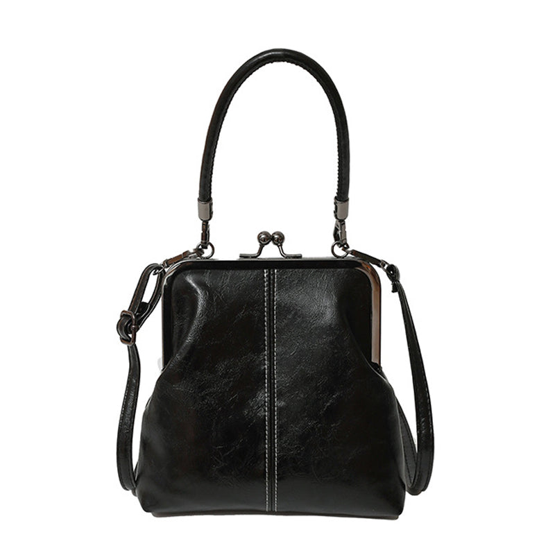 🔥HOT SALE!👝Vintage Kiss-Lock Bag – 2-in-1 Carry & Organized