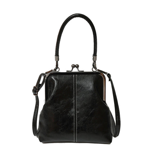 🔥HOT SALE!👝Vintage Kiss-Lock Bag – 2-in-1 Carry & Organized
