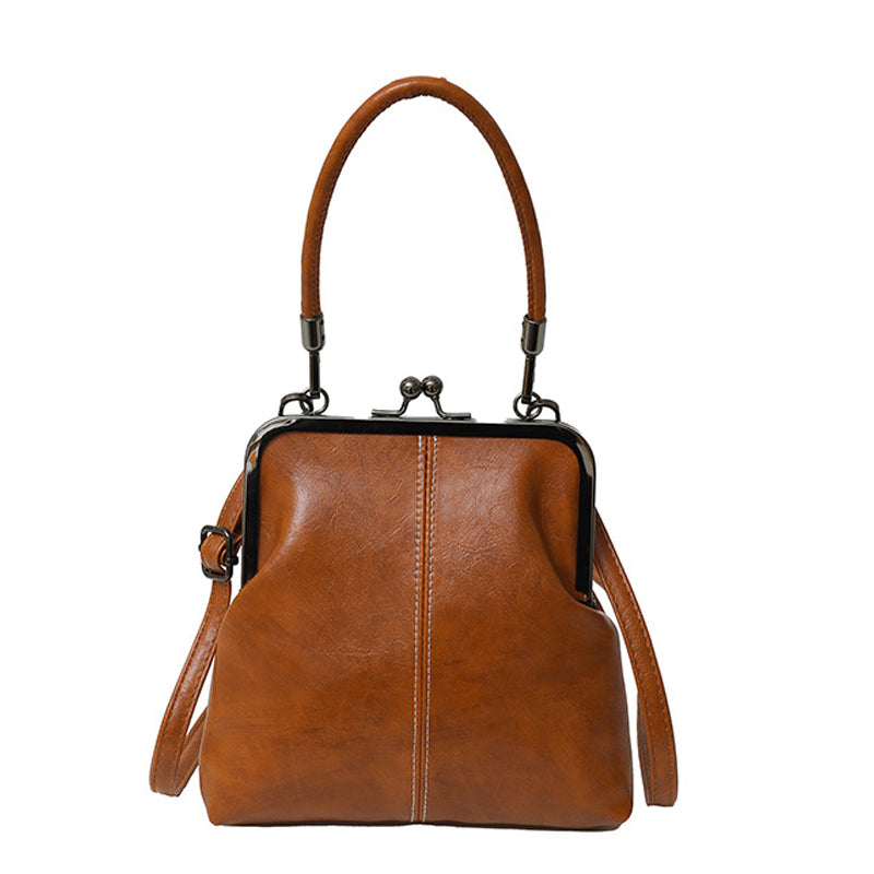 🔥HOT SALE!👝Vintage Kiss-Lock Bag – 2-in-1 Carry & Organized