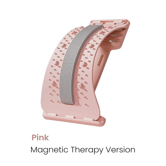Magnetic Lumbar Stretcher – Acupressure Massage, Portable Design & Relieves Back Pain