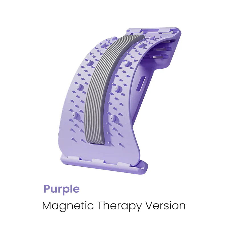 Magnetic Lumbar Stretcher – Acupressure Massage, Portable Design & Relieves Back Pain