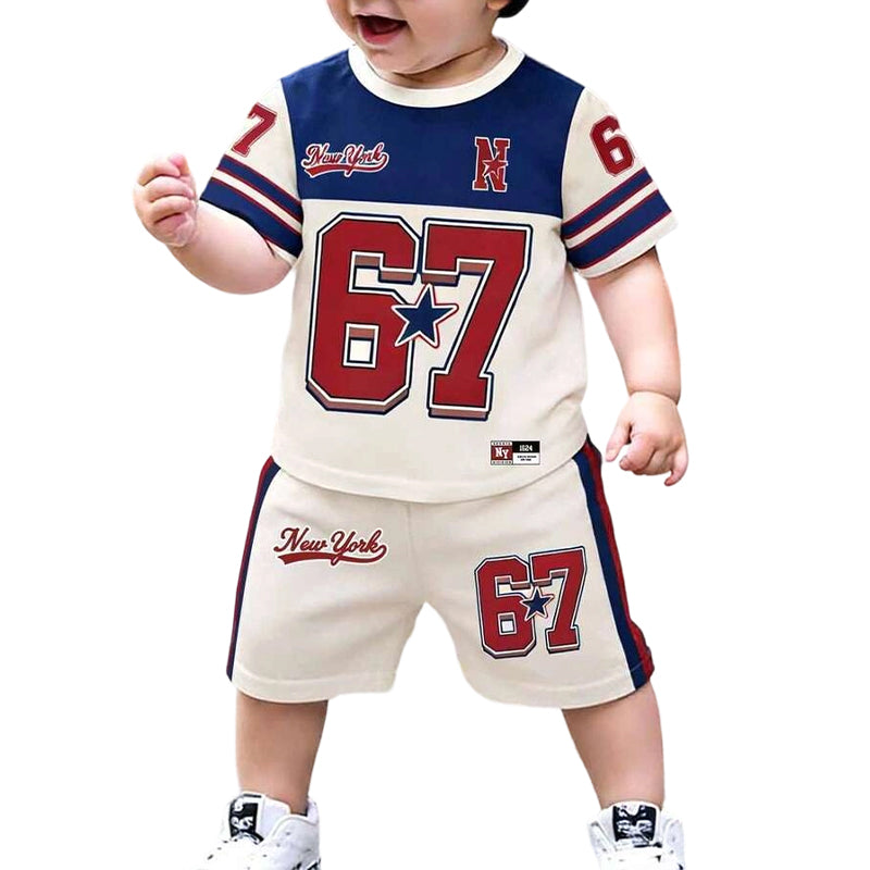 ⏳50% OFF NOW !!⏰Boys' 3D Print T-Shirt & Shorts Set