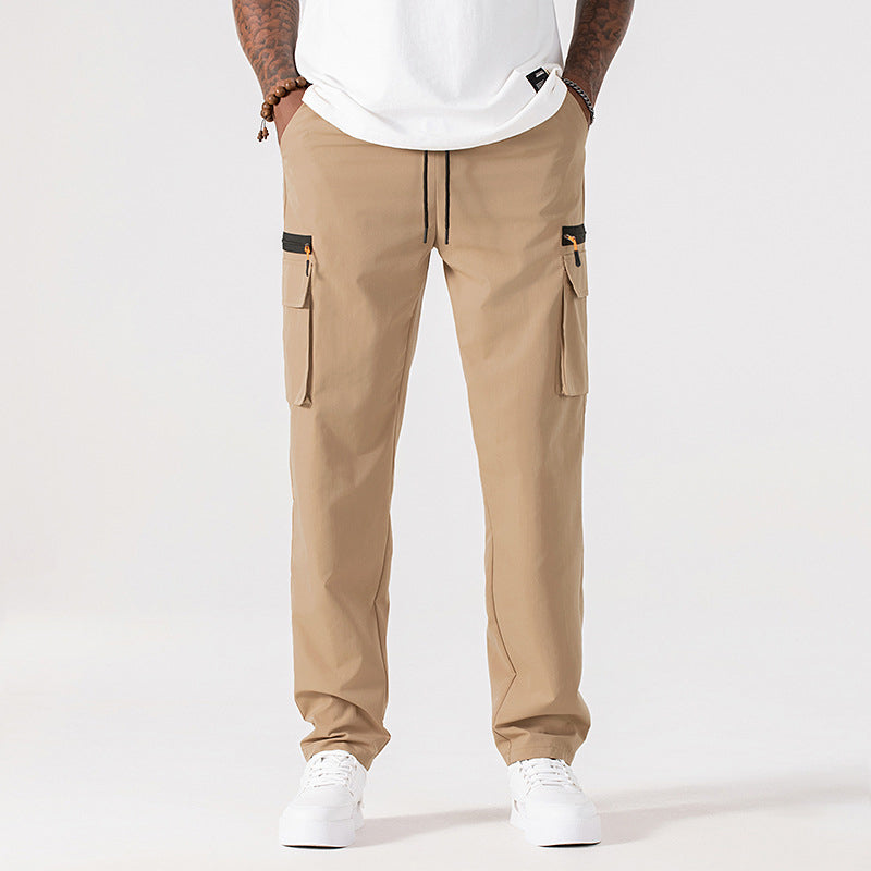 👖 LIMITED-TIME 50% OFF! 🪂 Men's Casual Cargo Pants with Multiple Pockets – Adjustable Waist, Durable Fabric 🏔️
