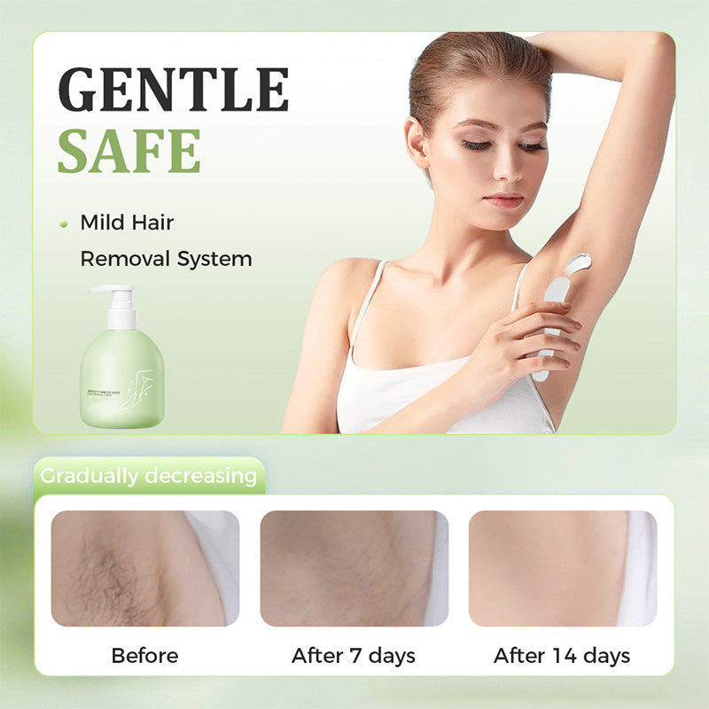 Gentle and non-irritating hair removal cream set (hair removal cream + razor) | Limited-time offer