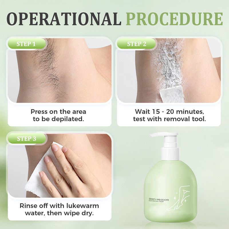 Gentle and non-irritating hair removal cream set (hair removal cream + razor) | Limited-time offer