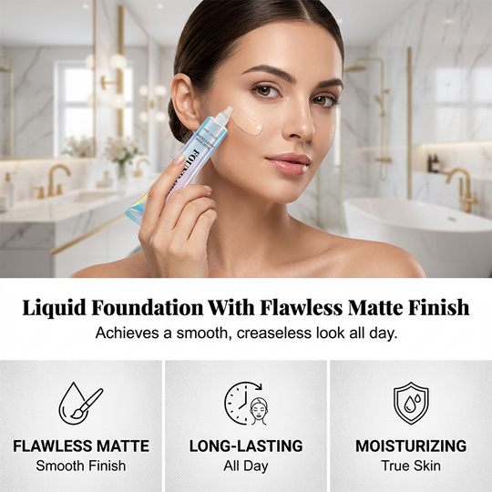 Long-Lasting Matte Liquid Foundation for a Flawless Look
