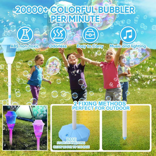 🥳2026 HOT SALE⚡ Automatic Handheld Bubble Machine for Kids – One-Touch Operation, Rich Bubbles & Portable Design