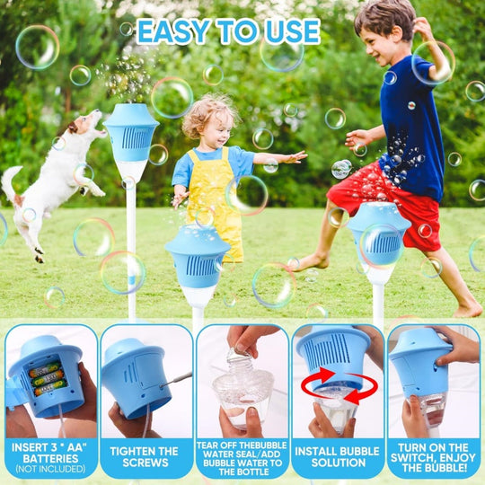🥳2026 HOT SALE⚡ Automatic Handheld Bubble Machine for Kids – One-Touch Operation, Rich Bubbles & Portable Design