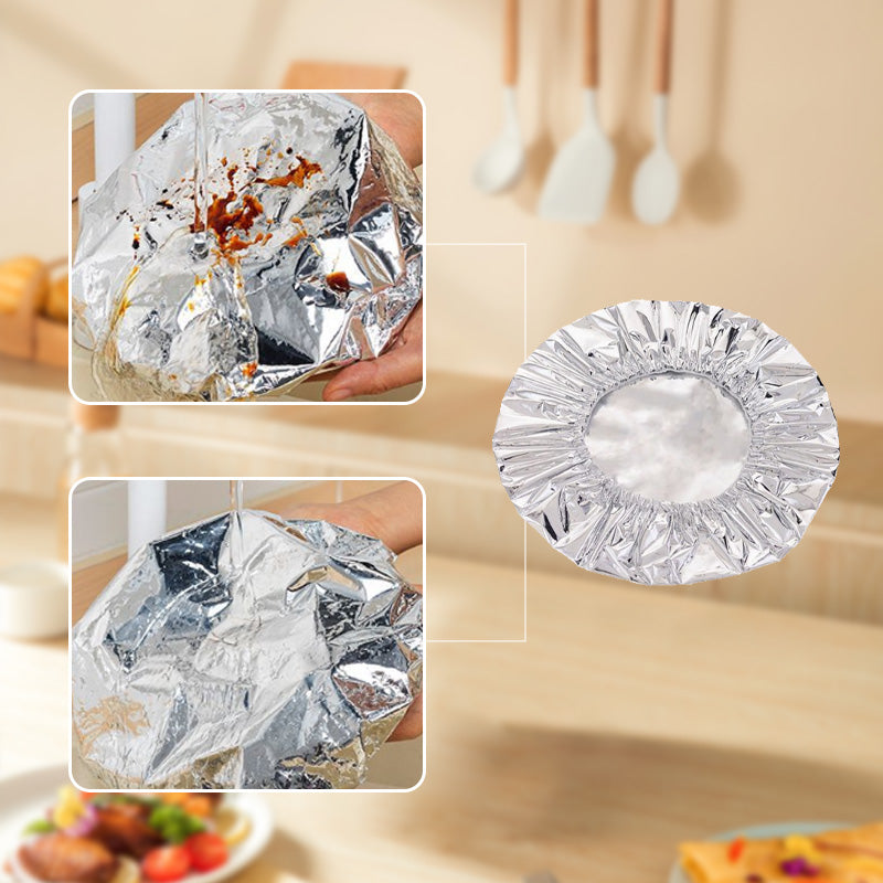 Home dining table food container aluminum foil heat-retaining cover