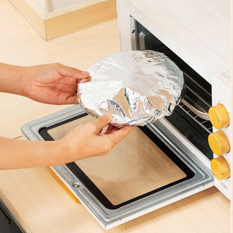 Home dining table food container aluminum foil heat-retaining cover