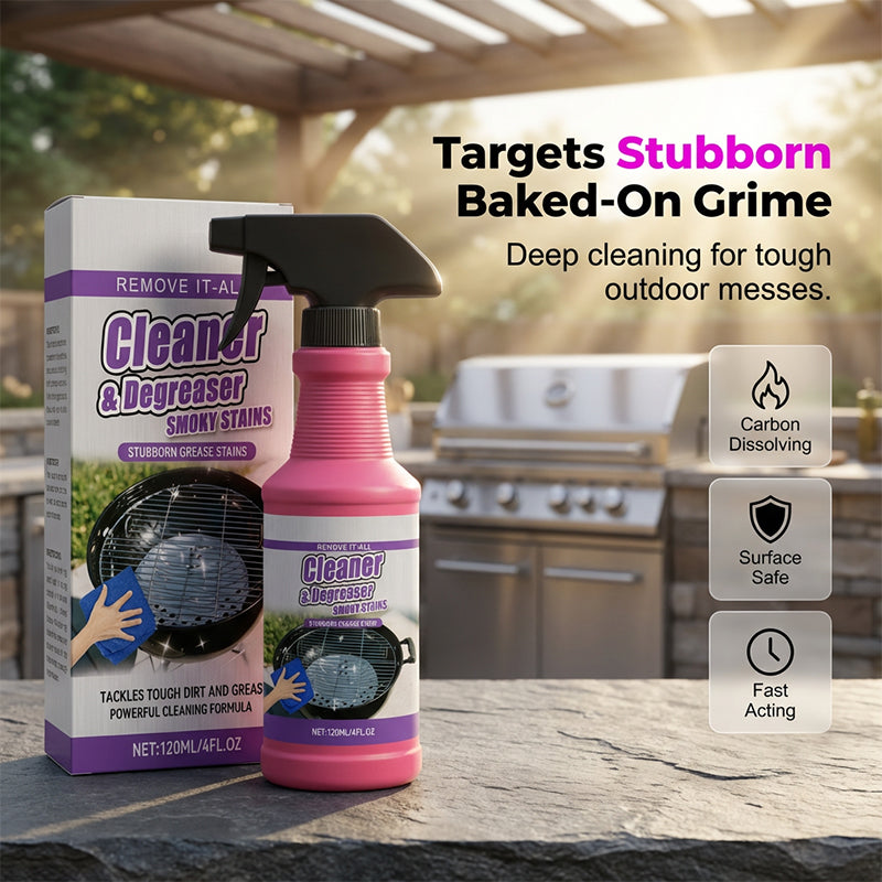 🍢💦Fast-Acting Heavy-Duty Grill Degreaser Spray