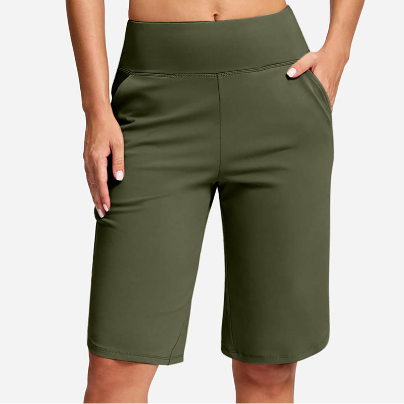 ⏰Last Day Sale 50% OFF🔥Women's High-Waist Yoga Shorts with Pockets