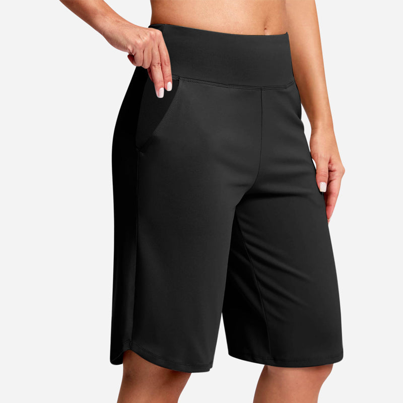 ⏰Last Day Sale 50% OFF🔥Women's High-Waist Yoga Shorts with Pockets