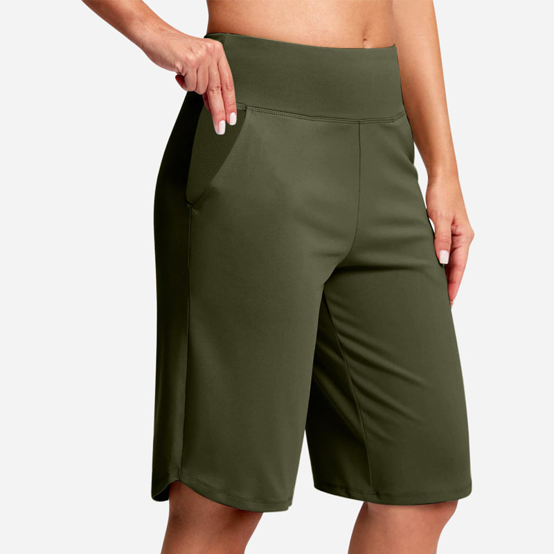 ⏰Last Day Sale 50% OFF🔥Women's High-Waist Yoga Shorts with Pockets