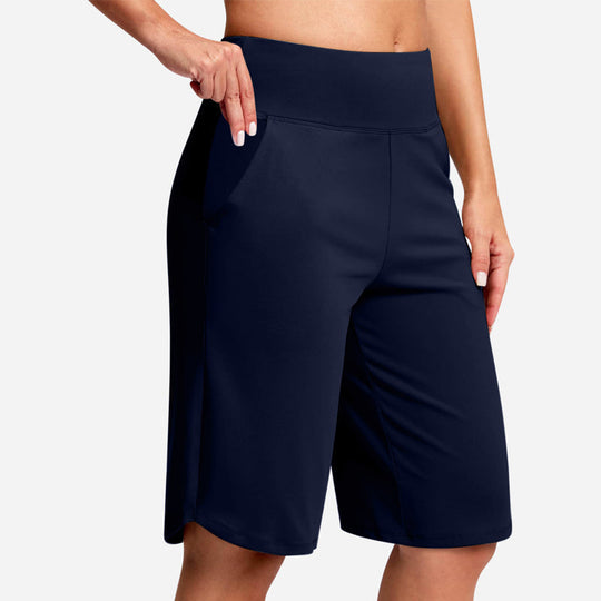 ⏰Last Day Sale 50% OFF🔥Women's High-Waist Yoga Shorts with Pockets