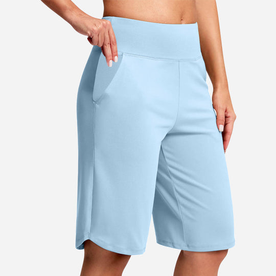 ⏰Last Day Sale 50% OFF🔥Women's High-Waist Yoga Shorts with Pockets
