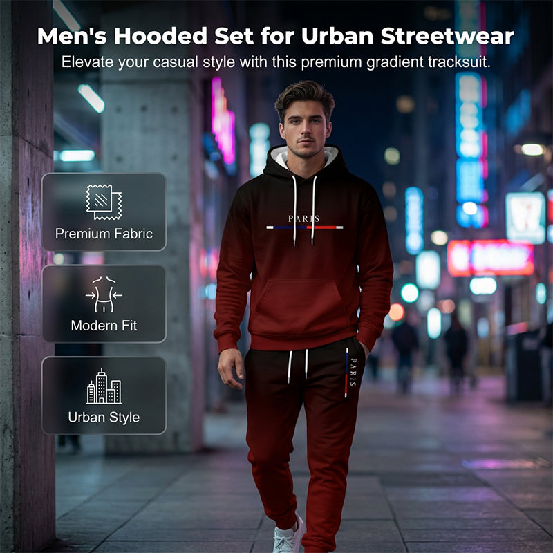 ⏳Time-Limited Special⏰Men's Gradient Tracksuit Set - Hoodie and Sweatpants