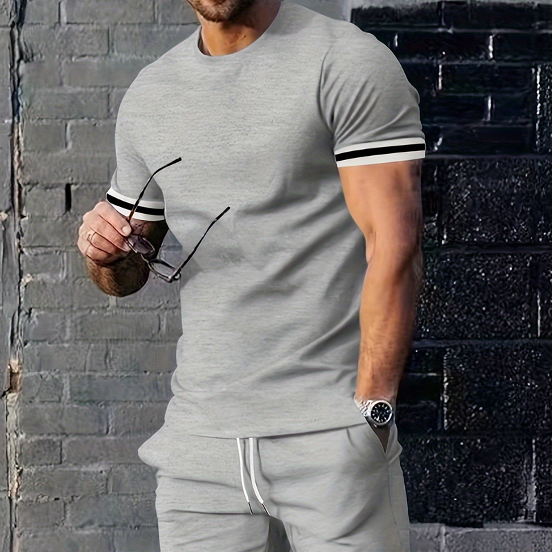 🥳2026 HOT SALE🔥Casual Short Sleeve T-Shirt & Shorts Set