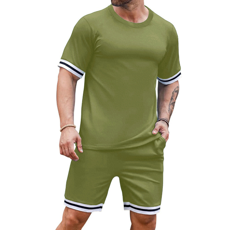 🥳2026 HOT SALE🔥Casual Short Sleeve T-Shirt & Shorts Set