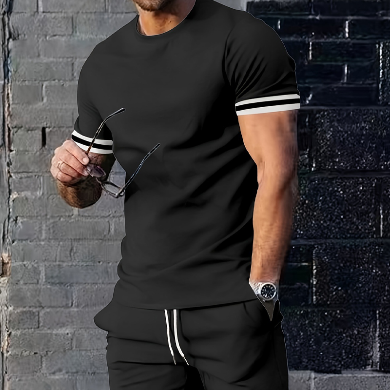 🥳2026 HOT SALE🔥Casual Short Sleeve T-Shirt & Shorts Set