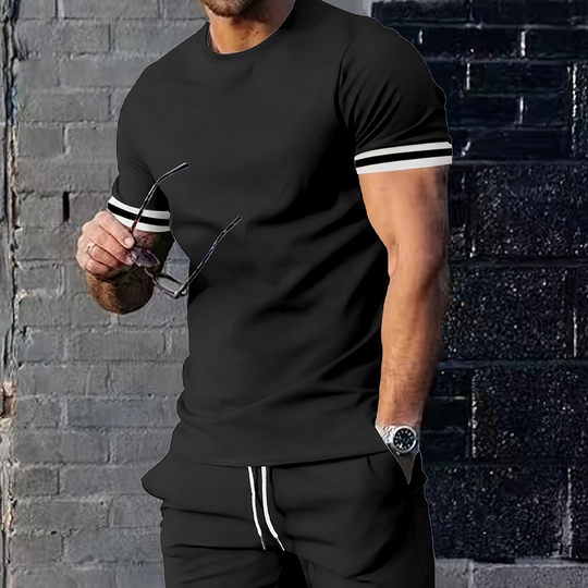 🥳2026 HOT SALE🔥Casual Short Sleeve T-Shirt & Shorts Set