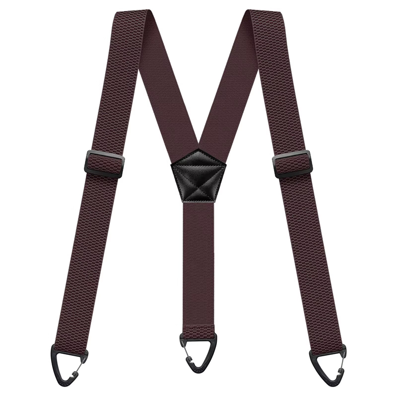 👔Men's Suspenders with X-Back & Clip Fasteners – Sturdy Clips, Wide Straps & Adjustable