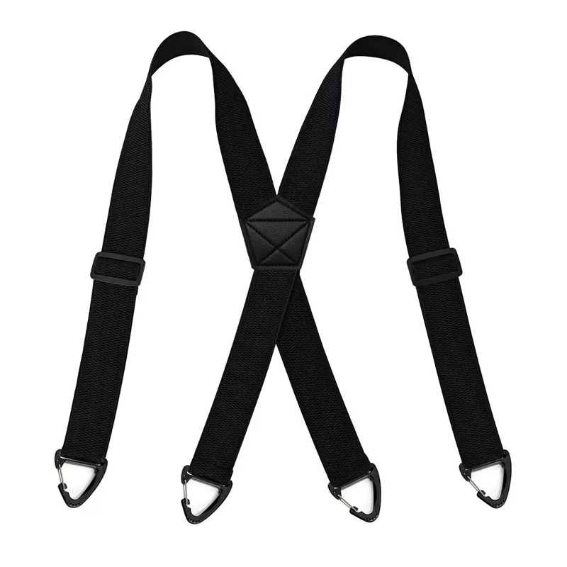 👔Men's Suspenders with X-Back & Clip Fasteners – Sturdy Clips, Wide Straps & Adjustable