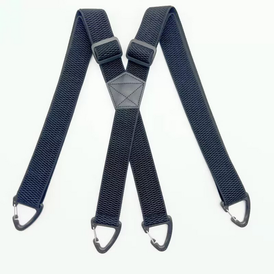 👔Men's Suspenders with X-Back & Clip Fasteners – Sturdy Clips, Wide Straps & Adjustable
