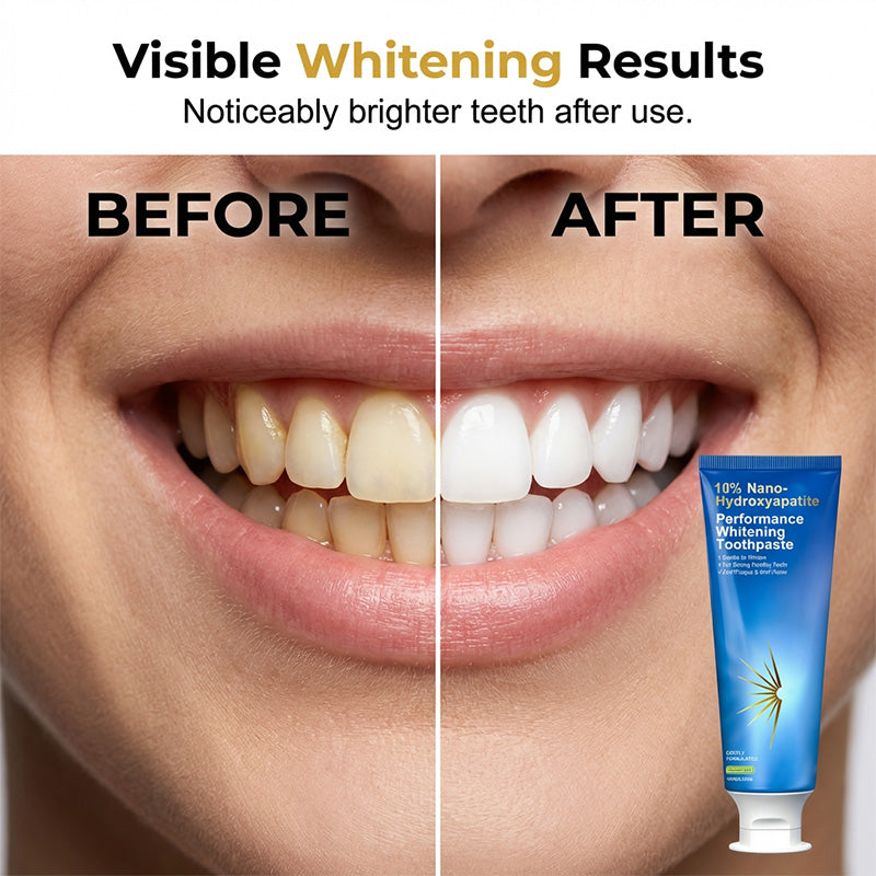 10% Nano Hydroxyapatite Performance Whitening Toothpaste
