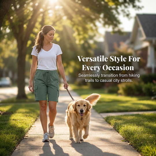 🌞LIMITED-TIME 50% OFF! 🩳 Women's Quick-Dry Cargo Shorts – UPF 50+, Multiple Pockets, Adjustable Waist 🏕️
