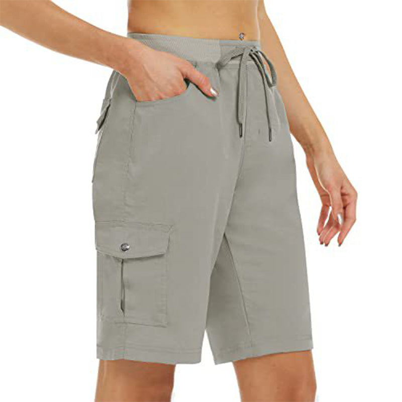 🌞LIMITED-TIME 50% OFF! 🩳 Women's Quick-Dry Cargo Shorts – UPF 50+, Multiple Pockets, Adjustable Waist 🏕️