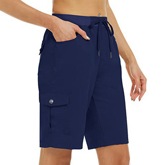 🌞LIMITED-TIME 50% OFF! 🩳 Women's Quick-Dry Cargo Shorts – UPF 50+, Multiple Pockets, Adjustable Waist 🏕️