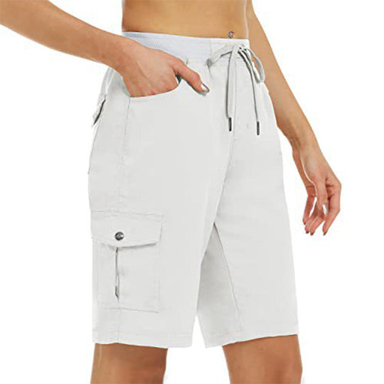 🌞LIMITED-TIME 50% OFF! 🩳 Women's Quick-Dry Cargo Shorts – UPF 50+, Multiple Pockets, Adjustable Waist 🏕️