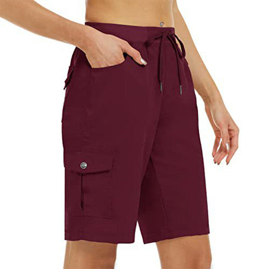 🌞LIMITED-TIME 50% OFF! 🩳 Women's Quick-Dry Cargo Shorts – UPF 50+, Multiple Pockets, Adjustable Waist 🏕️