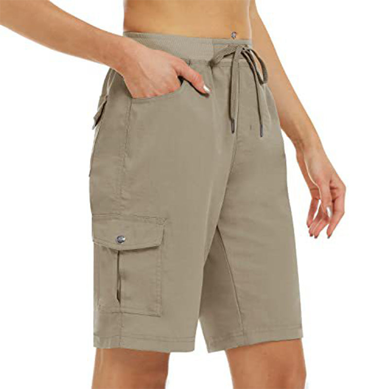🌞LIMITED-TIME 50% OFF! 🩳 Women's Quick-Dry Cargo Shorts – UPF 50+, Multiple Pockets, Adjustable Waist 🏕️