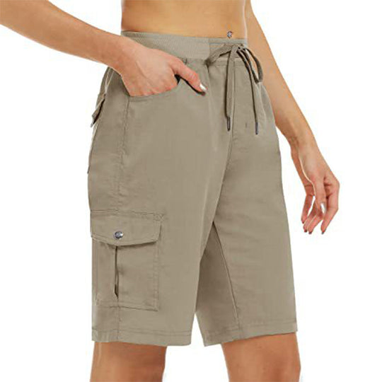 🌞LIMITED-TIME 50% OFF! 🩳 Women's Quick-Dry Cargo Shorts – UPF 50+, Multiple Pockets, Adjustable Waist 🏕️