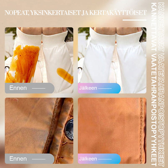 Portable Clothing Stain Remover Wipes