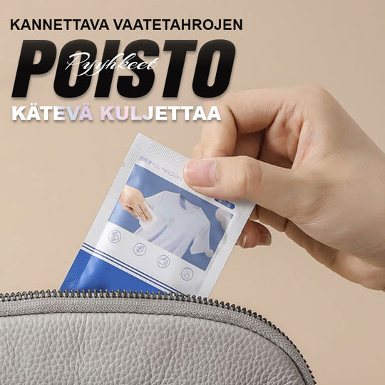 Portable Clothing Stain Remover Wipes