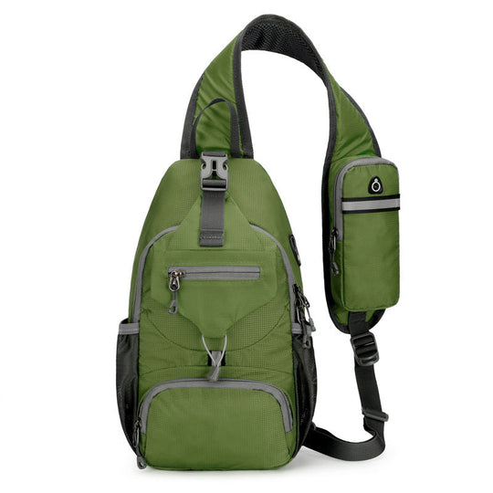 📢📢This Week's Special Price:$27.99!!🔥✨UnisexMen's Outdoor Sling Bag – Multi-Pocket, Water-Resistant & Breathable – Perfect for Travel & Daily Use