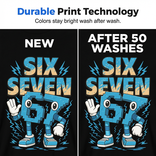 Kids' Cartoon Number Graphic Tee