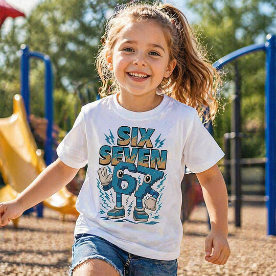Kids' Cartoon Number Graphic Tee