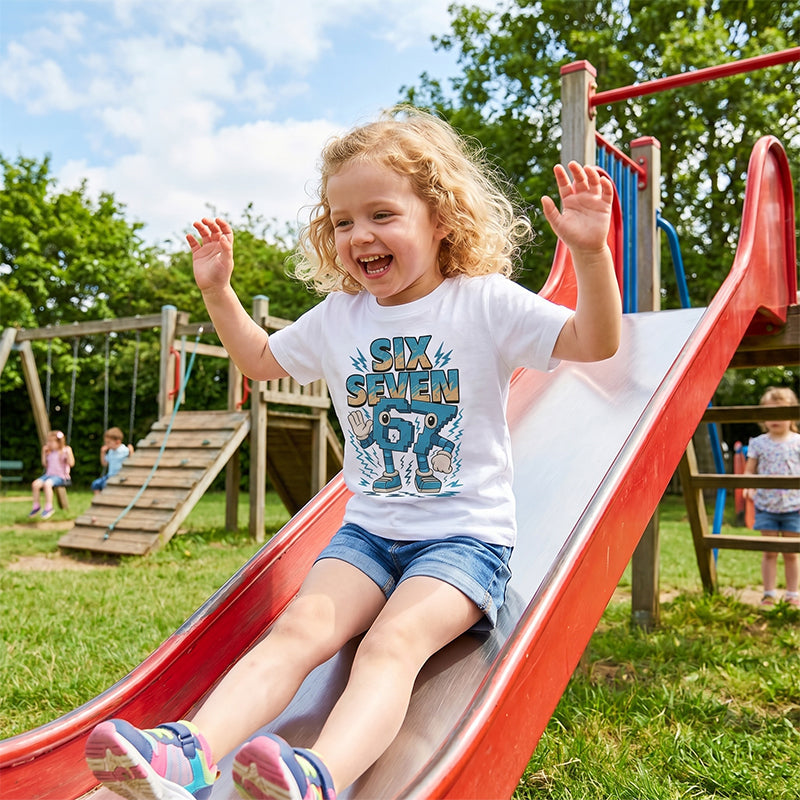 Kids' Cartoon Number Graphic Tee