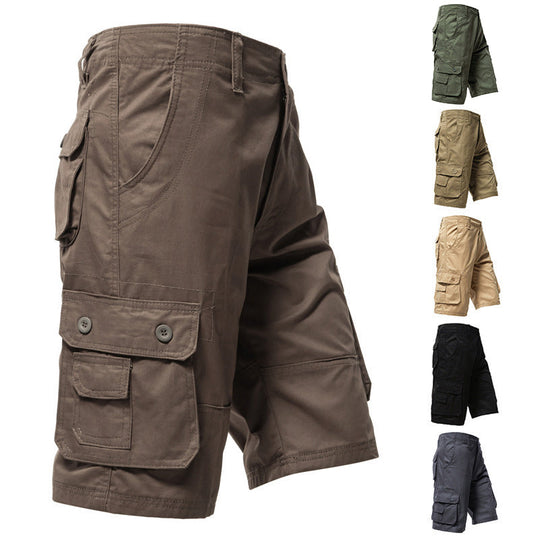 🩳 LIMITED-TIME 50% OFF! 💥 Men's Outdoor Casual Cargo Shorts – Multi-Pocket, Durable Cotton, Relaxed Fit ✨