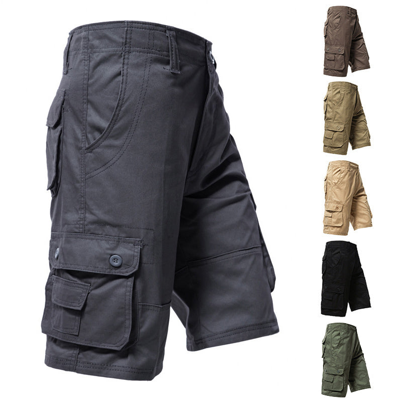 🩳 LIMITED-TIME 50% OFF! 💥 Men's Outdoor Casual Cargo Shorts – Multi-Pocket, Durable Cotton, Relaxed Fit ✨