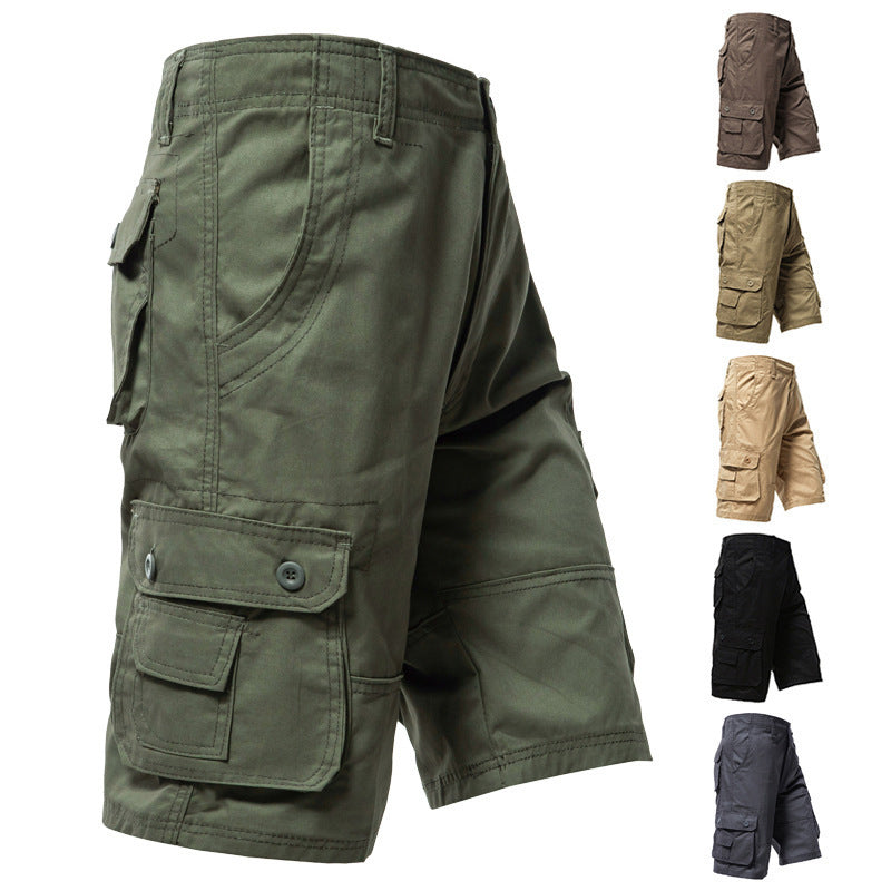 🩳 LIMITED-TIME 50% OFF! 💥 Men's Outdoor Casual Cargo Shorts – Multi-Pocket, Durable Cotton, Relaxed Fit ✨