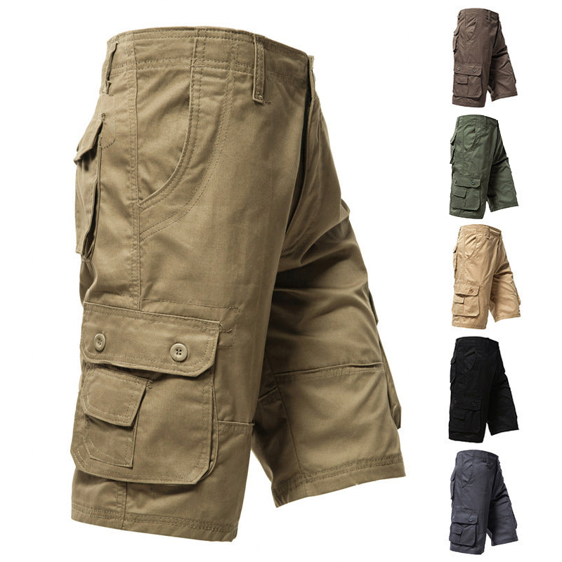🩳 LIMITED-TIME 50% OFF! 💥 Men's Outdoor Casual Cargo Shorts – Multi-Pocket, Durable Cotton, Relaxed Fit ✨