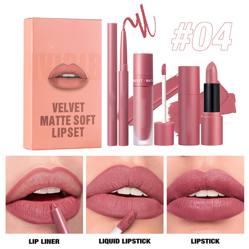 🔥2026 Hot Sale ⏰Long-Lasting & Waterproof Matte Lipstick Set